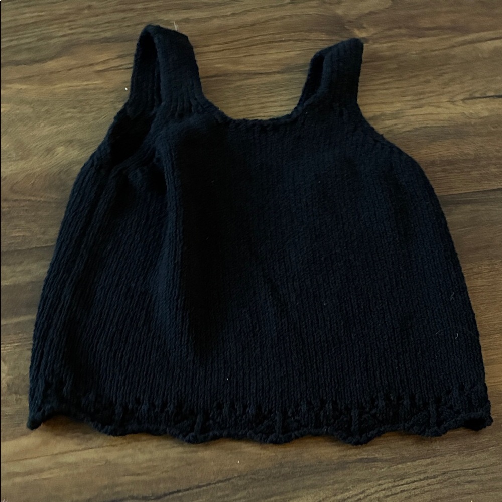 Target Black Knit Kids Top